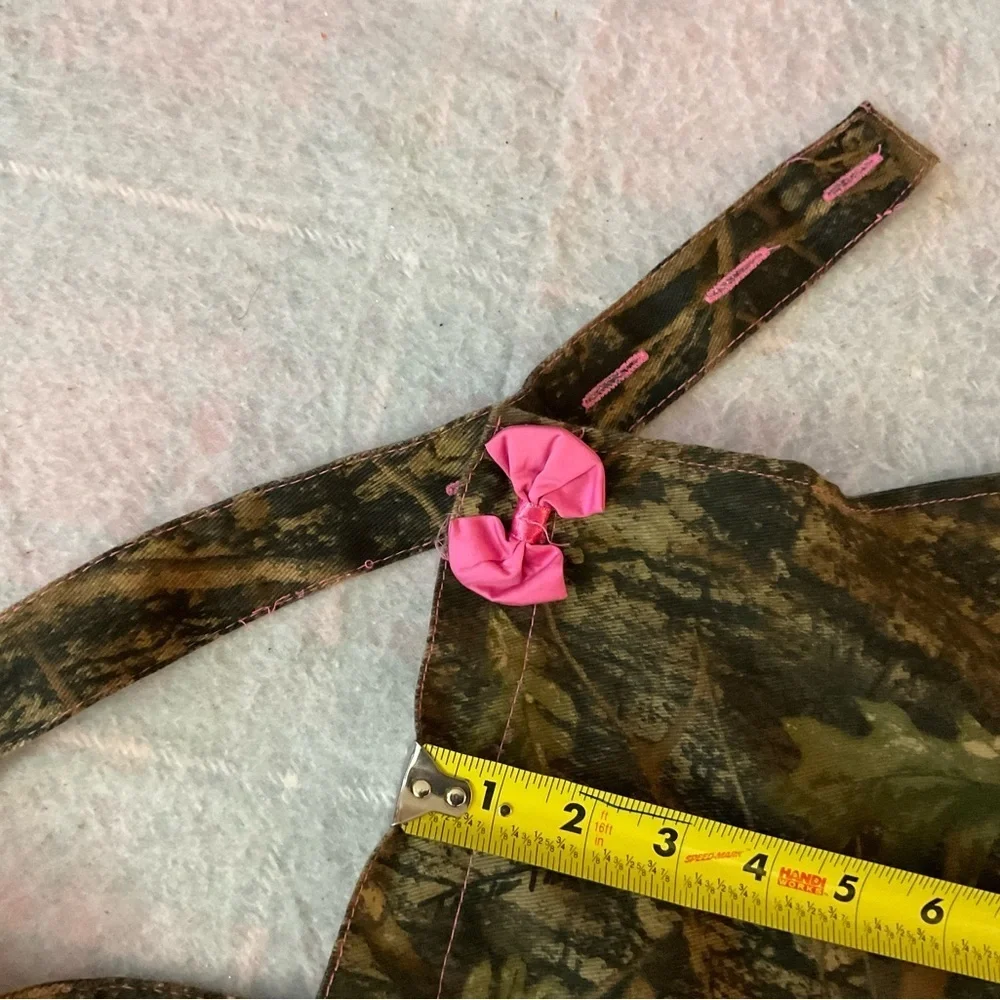 Chef Apron Girls Green Camo OSFM